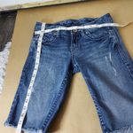 Aeropostale Raw Hem Bermuda Shorts 1/2 Denim Classic Summer Festival Boho Casual Photo 2