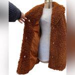 Kensie Teddy Bear Faux Shearling
Coat Rust Color, Reversible, Cozy, Shaggy, Warm Photo 3