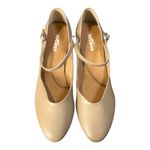 So Danca CH50 Character Dance Shoes Tan Leather Low Heel Ballroom Size 10 New Photo 6