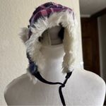 Pink and Black Plaid Faux Fur Trapper Ski Snowboard Hunter Hat NWT‎ Purple Photo 1