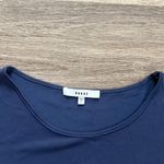 Ro & De  X Anthropologie Navy Long Sleeve Women's Top Modal Oversized size Large Photo 2