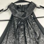 WAYF Halter Sleeveless peekaboo Bodice Feathered Hem Small Back Zipper Sexy Photo 2