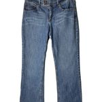 Womyn Jeans Women 6 Blue Denim Medium Wash The Hutton Flare Leg Outdoor Retro Photo 0