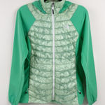 The North Face  ThermoBall Hybrid Jacket Green Full Zip Hooded Women's Medium Photo 0