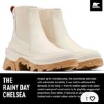 Sorel Women's Brex Boot Chelsea Waterproof Boots Natural Sea Salt 6.5 Photo 7