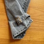 Nasty Gal  Relaxed Acid Wash Buckle‎ Hem Jeans size US 16/UK14/EU42 Photo 2