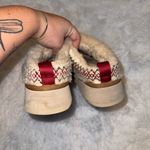 UGG  Tazz Braid Platform Slippers Natural Women's Size 7 Fuzzy Fur Lined Photo 4