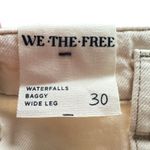 Free People We The Free Waterfalls Baggy Wide Leg Pants 30 Cream Utility Y2K Photo 9