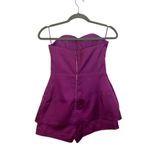 Keepsake The Label Let’s Go Layered Satin Romper Purple Photo 1