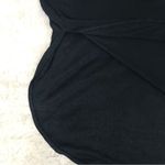 Michael Stars  Black Ribbed Midi Tank Dress Sleeveless Reversible Size Medium New Photo 7