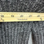 Zara trafaluc sweater womens medium gray balloon sleeve ribbed knit oversized Photo 4