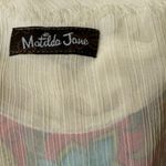 Matilda Jane  Bohemian Palisades Sheer Tank Top Blouse Shirt size Large Photo 8