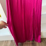 Topshop  Contrast Lace Color Block Slip Dress In Pink Photo 4