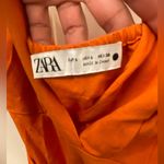 ZARA  Orange Halter Sundress for Cocktail Nights Photo 5