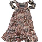 MARIA CHER Dress Womens X Large Pink Red Printed Junin Naibi Southwest‎ Western Size XL Photo 5