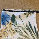 Lulus NWOT Season of Bliss White Floral Print Satin Strapless Midi Dress Photo 9