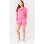 Cotton Citizen Brooklyn Crop Zip Hoodie In Hot Pink Mix Womens Medium Photo 14
