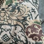 Y2K Anxiety Women's S Babydoll Top Sheer Boho Fairycore Velvet Trim Green Brown Photo 14