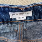 Good American  Bombshell Shadow Pocket Denim Shorts 2 26 Photo 7