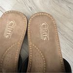 Cliffs by White Mountain Black Slide Sandal Size 8 Photo 3