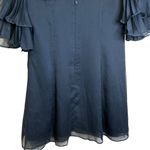 Keepsake‎ The Label Say You Will Chiffon Mini Dress In Navy NWT Large KX170121D Blue Photo 10
