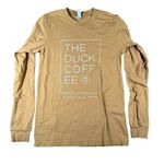 Bella Canvas The Duck Coffee Small Yellow Gold Long Sleeve Graphic T-Shirt Wichita Fals Texas Photo 0