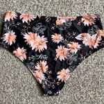 Beachsissi 🦋  Black Peach Floral Swim Bottoms Beach Summer Vacation Photo 3