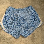 Nike  Blue Animal Print Women's Athletic Shorts small Photo 5