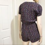 Forever 21 Floral Short Sleeves Romper S Photo 4