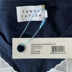 Tanya Taylor NEW Kirstie Dress, Navy & White, Size L New w/Tag Retail $445 Photo 9