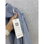 Lavetir Women's Formal Blue Short Sleeve Sheer Flutter Tie Back Size 16 Chiffon Photo 3