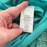 Love Tease Y2K Green Floral Geometric Print Front Bow Baby Doll Dress Size 5 Photo 8