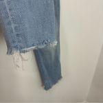 Mother Denim The Mid Rise Dazzler Ankle Fray Jean in Sun Kissed size 24 Blue Photo 6