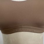 Lululemon Light Support Yoga Bra Crisscross Back Beige Women's Size 32B Brown Photo 1