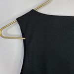 Originality High Neck Double Layer Rib Tank Ribbed Jersey Cropped Top XL New Black Photo 7