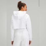 Lululemon All Yours Cropped Hoodie White Size 2 Photo 5