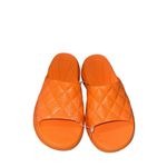 Guess NEW  Women's Fenixy Quilted Lug-Sole Pool Slides Orange Photo 3