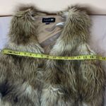Forever 21 Shaggy Faux Fur Brown Vest Size Small Photo 8