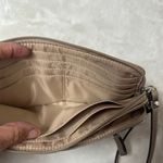 Coach Tan and Pink Signature Wristlet Clutch Photo 6