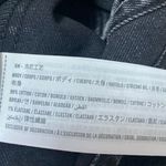 Abercrombie & Fitch NEW Black Sleeveless Bandeau Corset Crop Denim Tank Top Sz S Photo 3