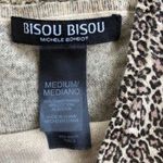 Bisou Bisou Leopard Cheetah Top Sz M Photo 7