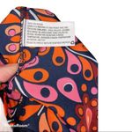 Merona Navy Orange Pattern Sleeveless Top Size Medium Photo 3