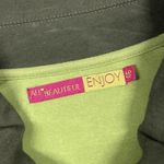 All Beautiful Enjoy Cardigan Womens 46 Green Art to Wear Button Front Artsy Size L Photo 2