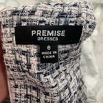 Premise Tweed Dress in blue and white Photo 2