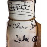 Gold Beaded Choker Necklace Minimalist Adjustable Dainty Jewelry Elegant NWT Photo 1