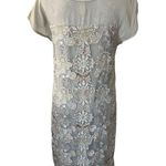 Sundance  Catalog Stardust Embroidered Floral Dress Women's Medium Photo 2