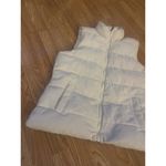 Time & Tru Puffer Vest Size Small White Photo 3