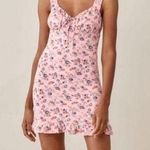 Reformation  pink floral dress Photo 0