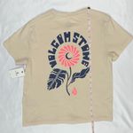 Volcom NWT  Sand & Blue Have a Clue Tee - Beige/Sand - L Photo 6