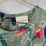 Jaclyn Smith Green/Floral Two Piece VintageTop and Skirt Set Small Photo 2